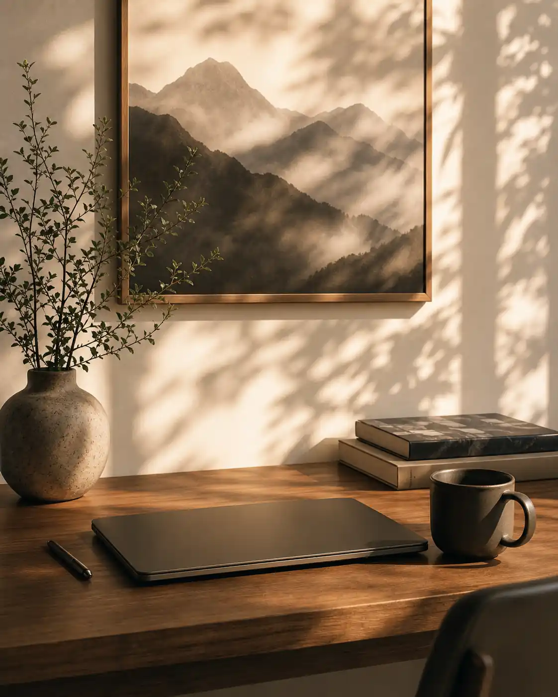 Michael Wang's sunlit engineering workspace